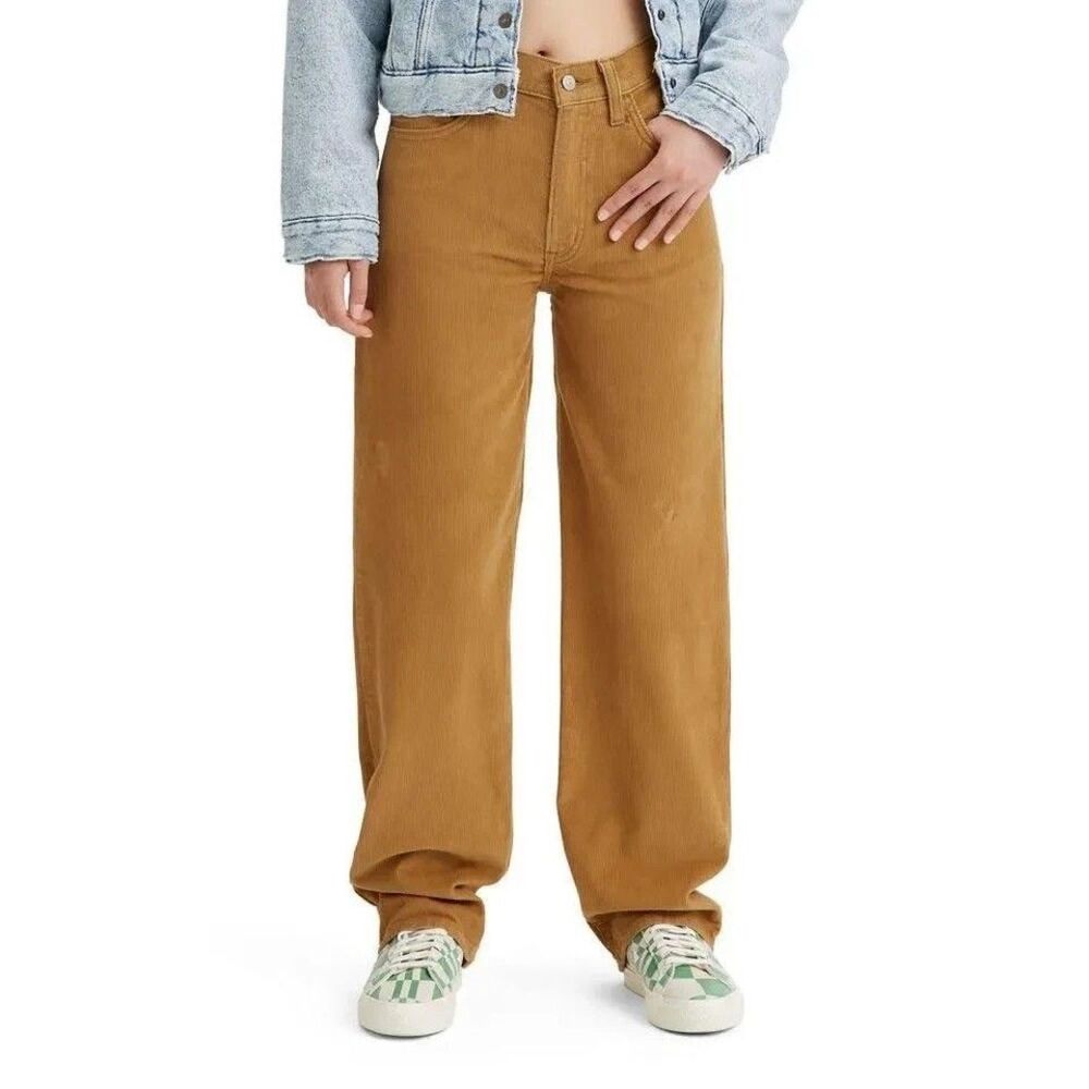 Levi's '94 Baggy Women's Size 26 Brown Relaxed Straight Corduroy Pants